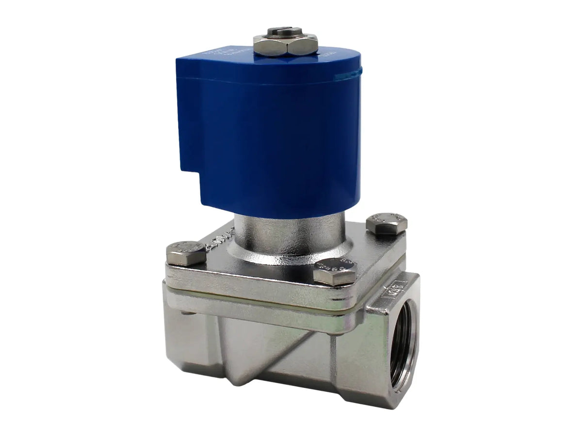 GC Valves S201YF16J7EG5, 3/4" NC Solenoid Valve, 24VDC, Stainless Steel