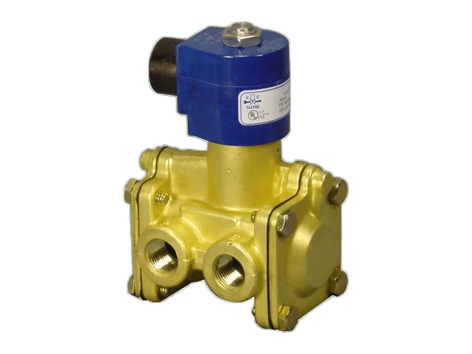 GC Valves S203GF02N5DG4, 1/2" 3 Way NC Valve, Air Water, 7-150 PSI, 4.4 CV