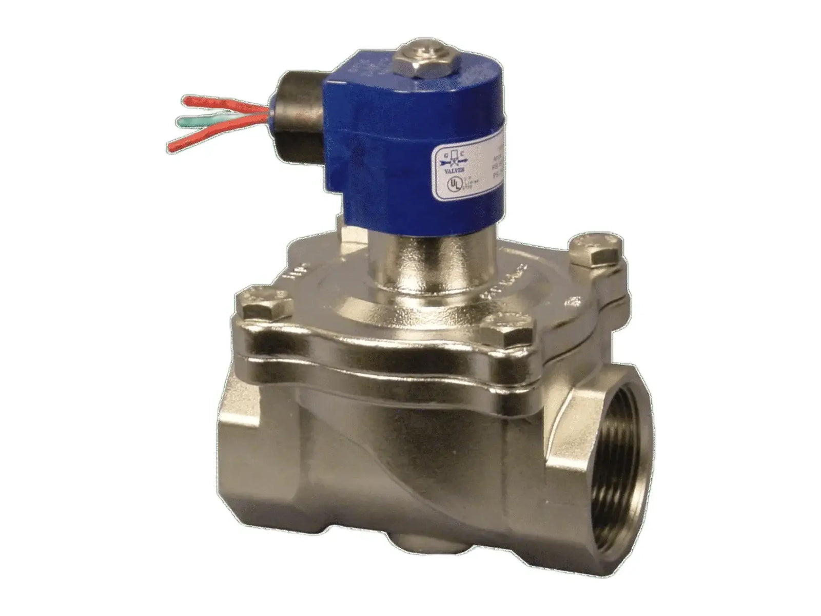 GC Valves S211GF02N1HJ5, 1.5" NC 120V, 10/250# Valve Stainless Steel