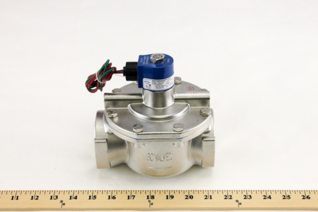 GC Valves S211GH02T1JJ5, 2" N/C 120V SS Valve