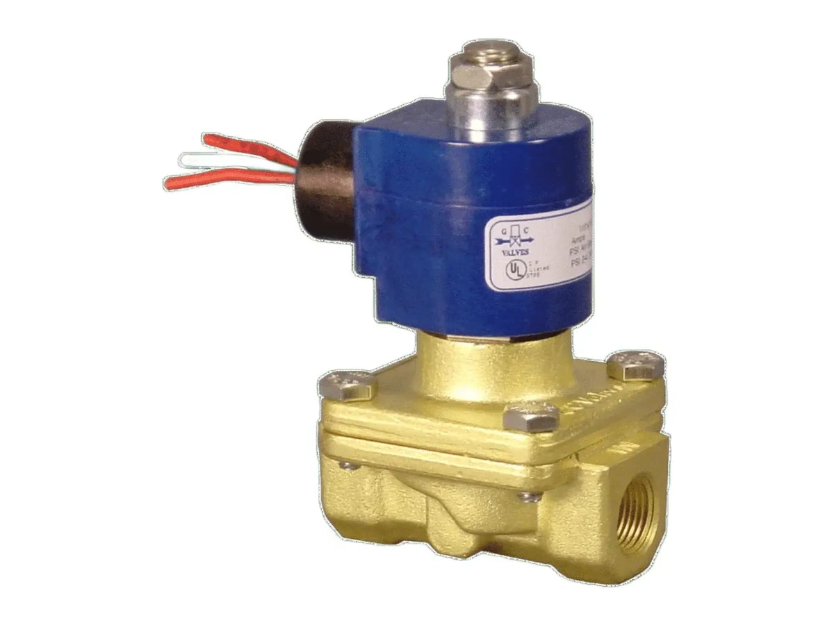 GC Valves S212GH02C5EG5, 3/4" NO 120V Steam Valve
