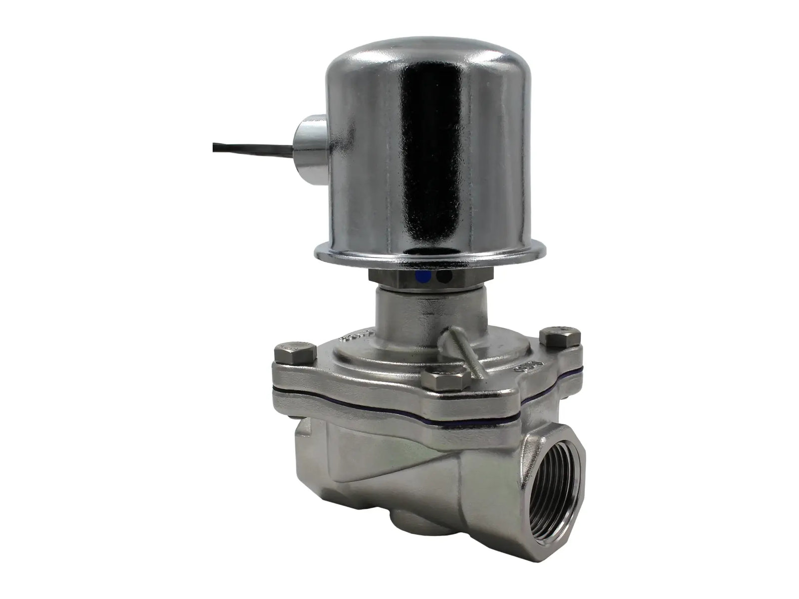 GC Valves S271AF02L7FG9, 1" NC 120V Stainless Steel Valve, Zero Differential