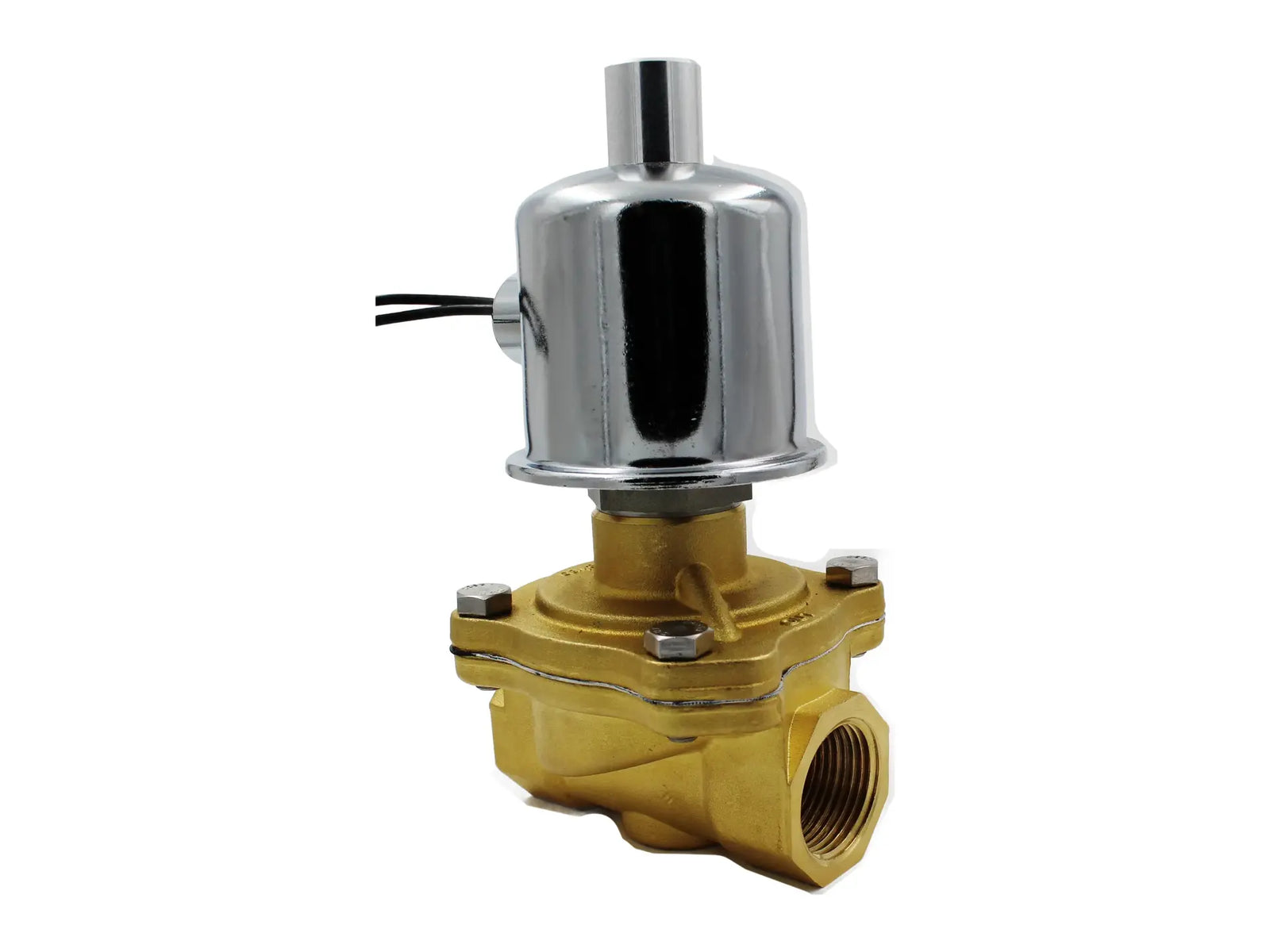 GC Valves S272AF02C5FG9, 1" NO Water Valve, 210F, 0-100 PSI, 120V