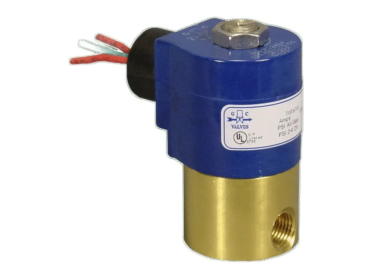 GC Valves S301GF02N9CD5, 3/8" NC Solenoid Valve, 120V, 0-155 PSI Water Oil
