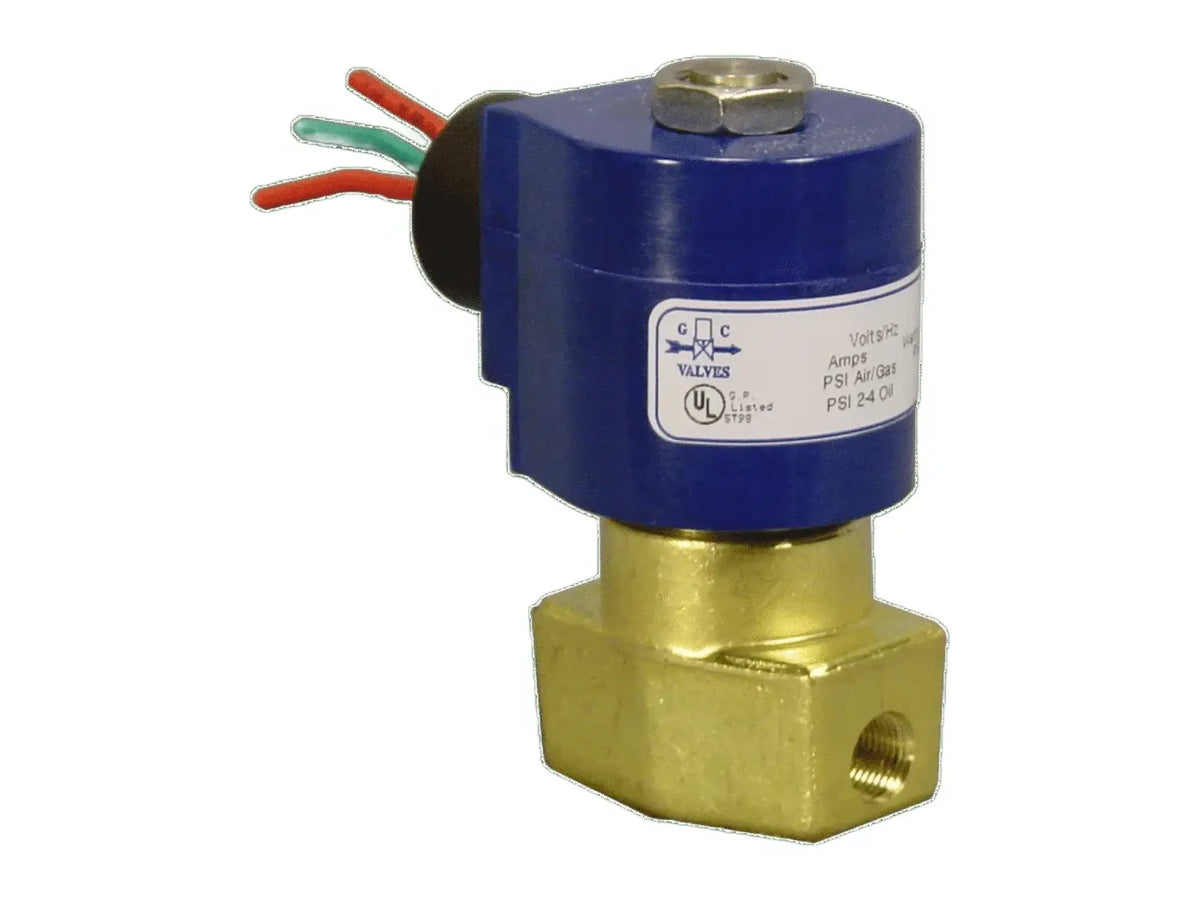 GC Valves S301GF02V8AC1, 1/8" NC Solenoid Valve with 1/32 Orifice