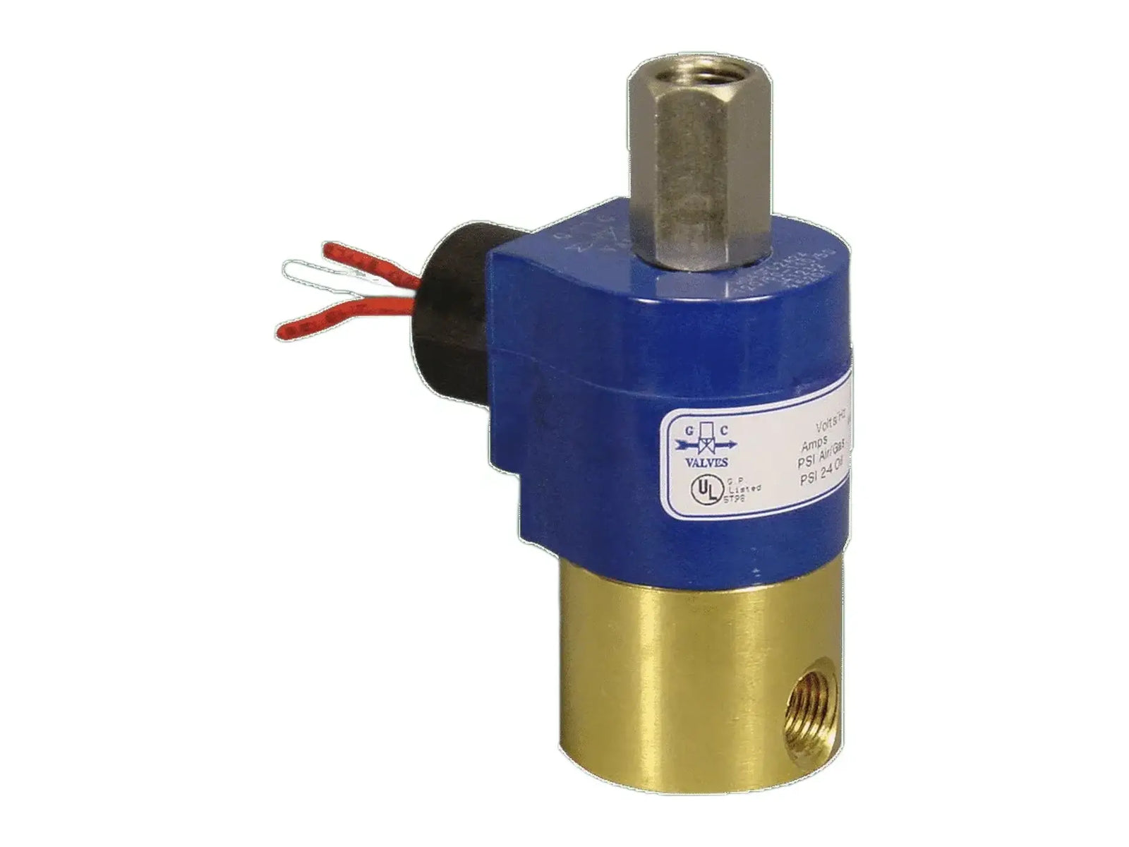 GC Valves S304GF02V8AV1, 1/8" 3-Way 120V NO Valve