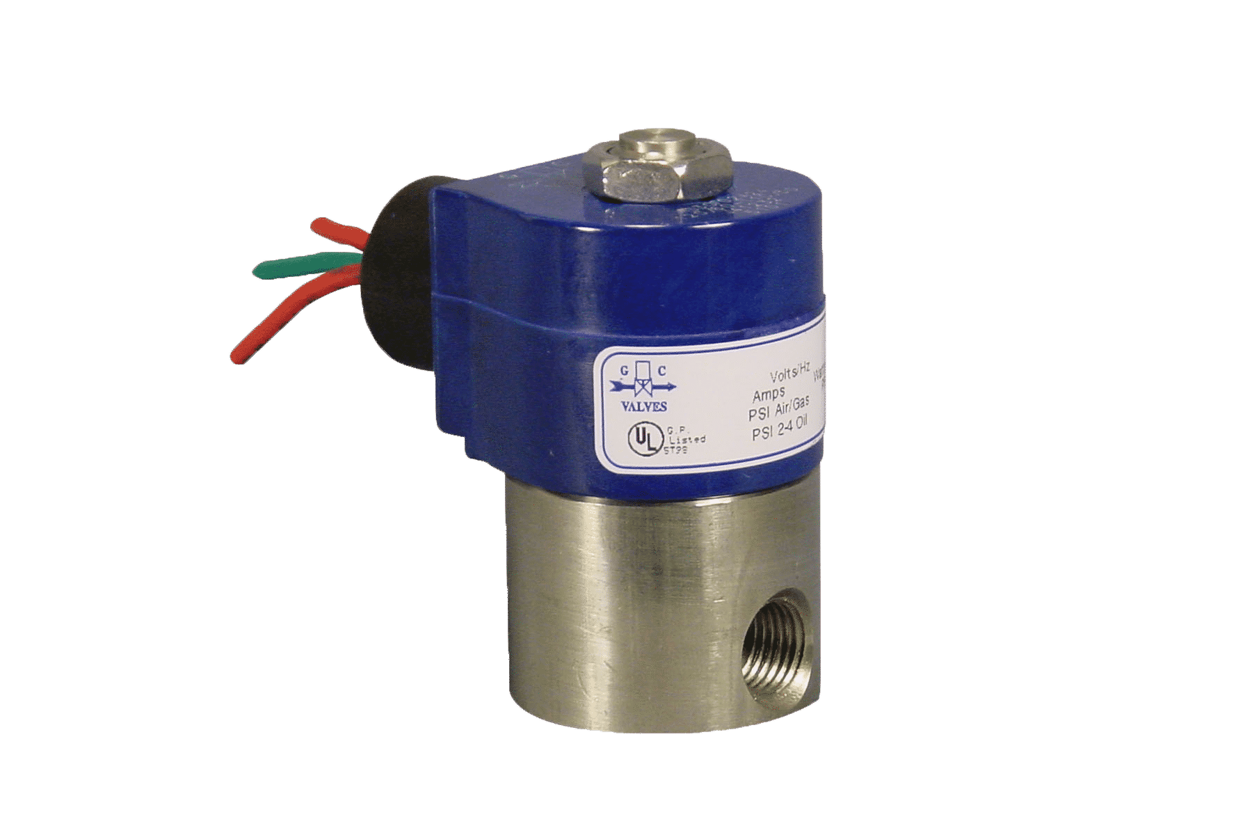 GC Valves S311GF02N3BE1, 1/4" N/C Solenoid Valve