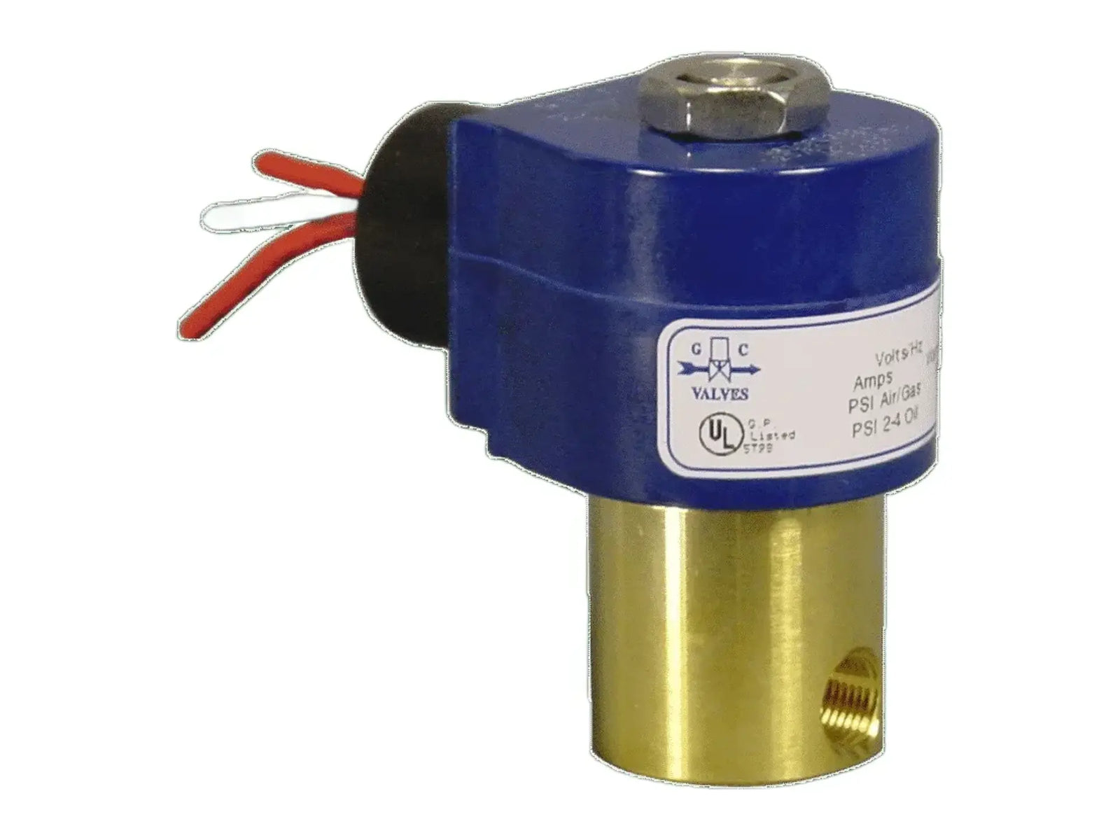 GC Valves S311GF02N9CF5, 3/8" NC Solenoid Valve, 120V for Air Gas Oil