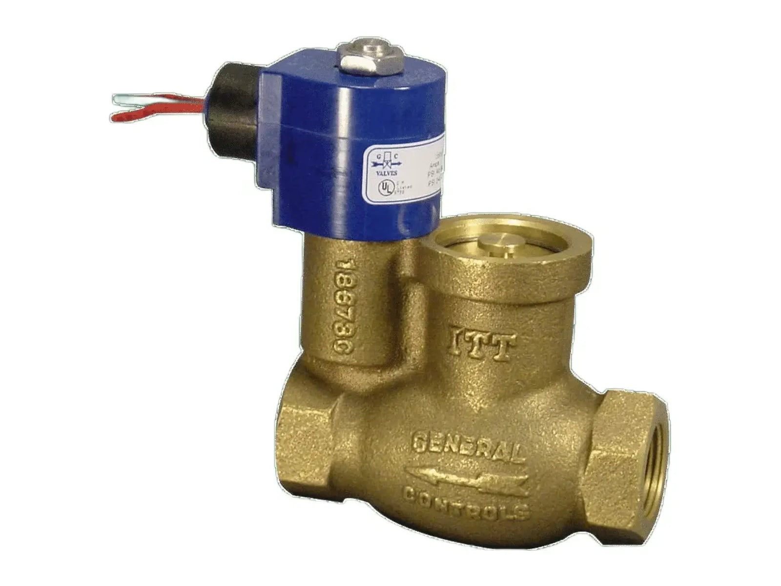 GC Valves S401GF02V5DG5, 1/2" NC Solenoid Valve, 120V, 100 PSI WOG
