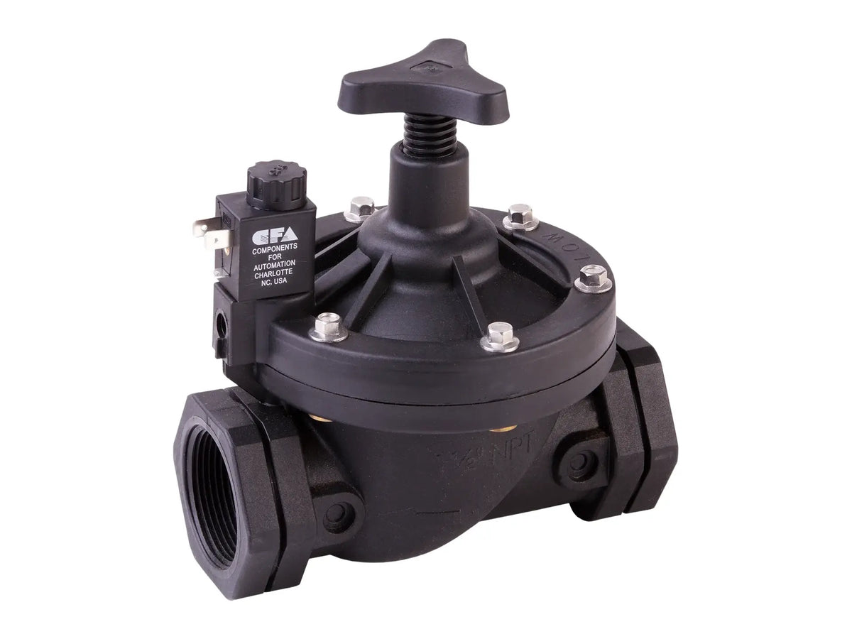GC Valves SP311YN24MGHJ5, 1.5" NPT Solenoid Valve 24VDC 5-100 PSI