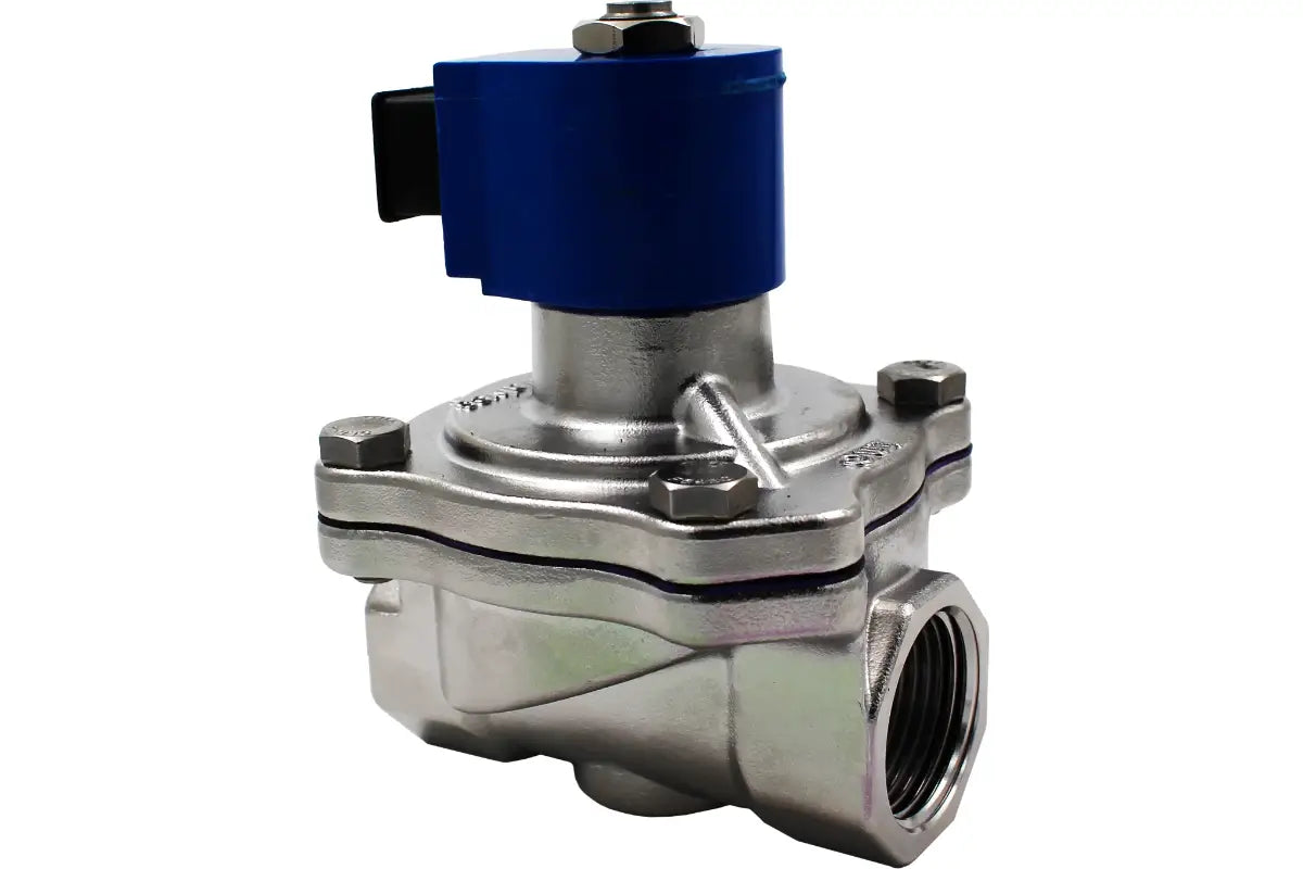 GC Valves NS211YF16C7FG9, 1 N/C Stainless Steel Body 2-Way Solenoid