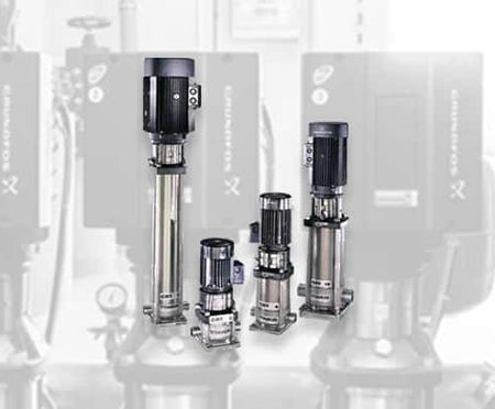 Grundfos CRT Vertical In-Line Multistage Pumps