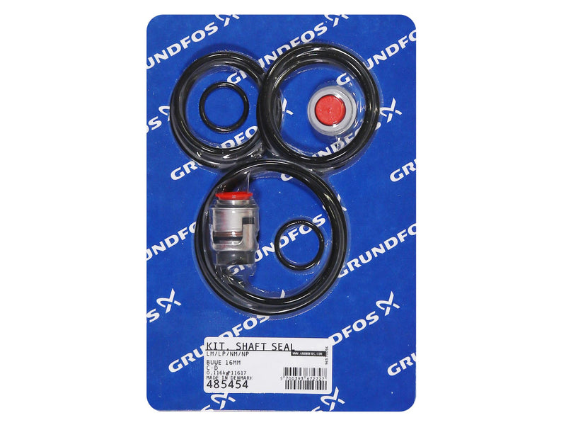 Grundfos 00485454, Shaft Seal Kit for LM/LP and NM/NP 16MM BUUE