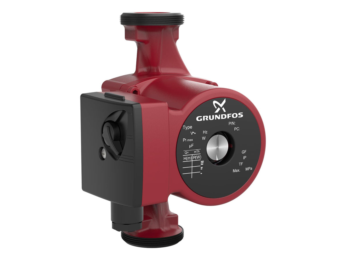 Grundfos 59546515, UPS25-62 180 Circulator Pump for Hot Water