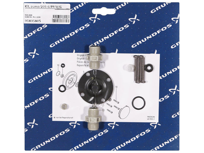 Grundfos 91835805, Pump Kit 205-6 PP V G