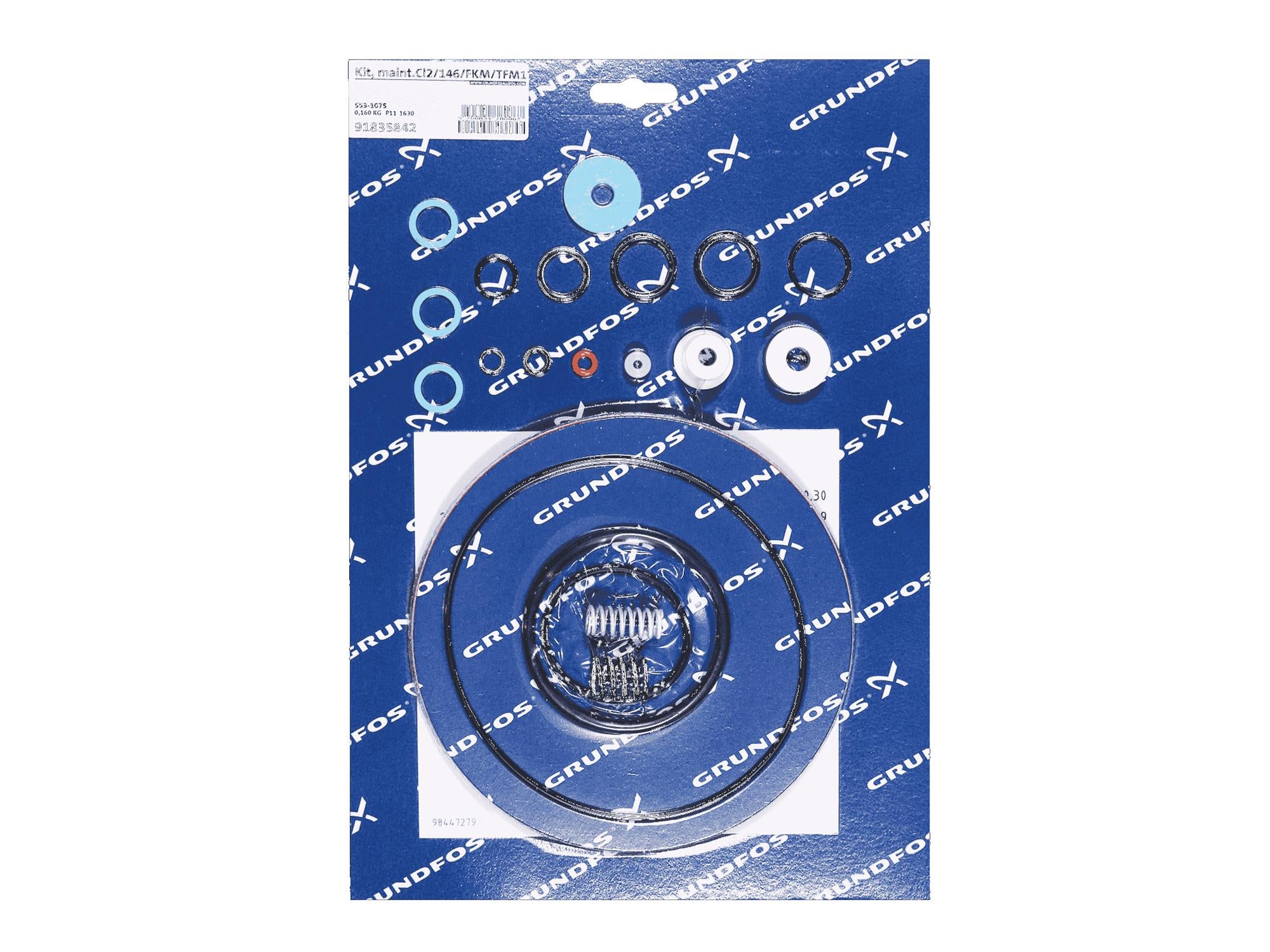 Grundfos 91835842, Maintenance Kit Cl2/146/FKM/TFM1700 Liquid Trap