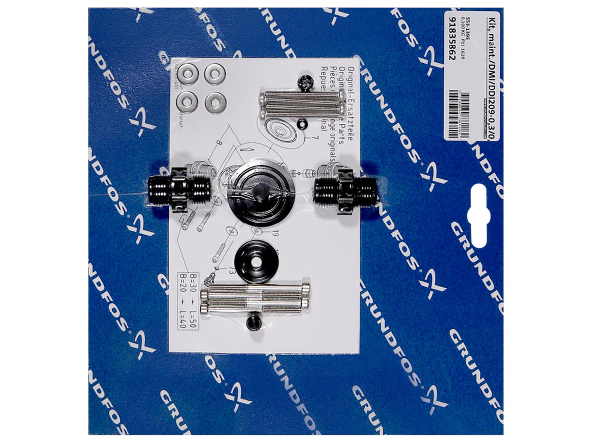 Grundfos 91835862, Maintenance Kit for DMI/DDI209-0,3/0,4D/PVC/V/G