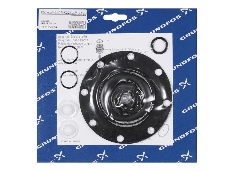 Grundfos 91835894, Maintenance Kit for DMX226L M-280L 230M PV T T