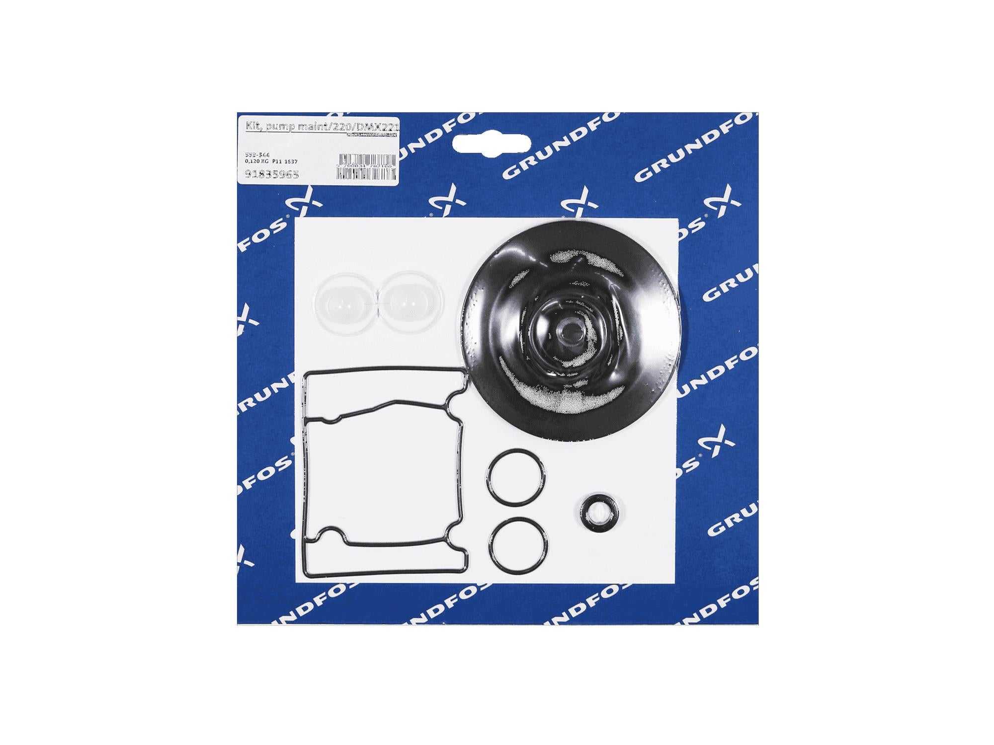 Grundfos 91835965, Maintenance Kit for Pump DMX221-75 PVC V G