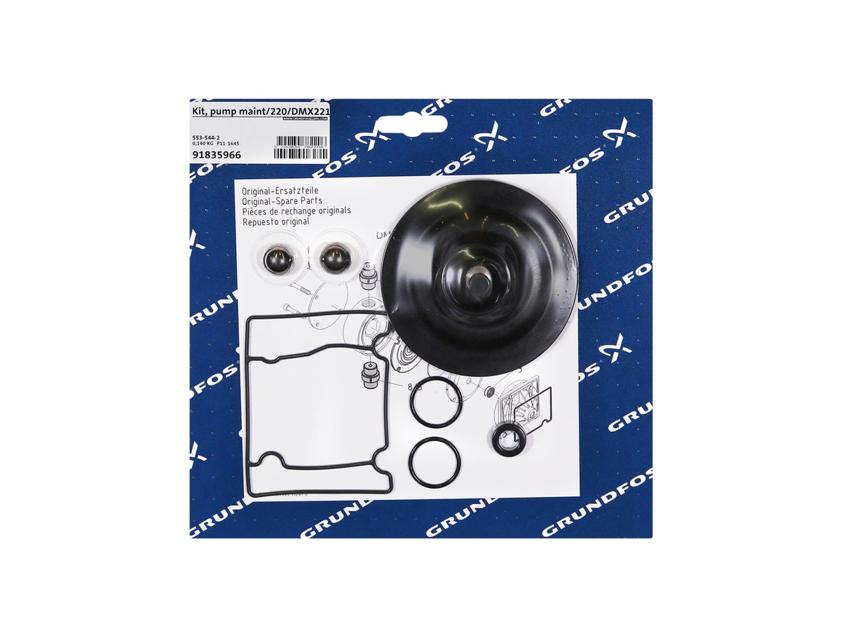 Grundfos 91835966, Maintenance Kit for Pump DMX221-75 PVC E SS