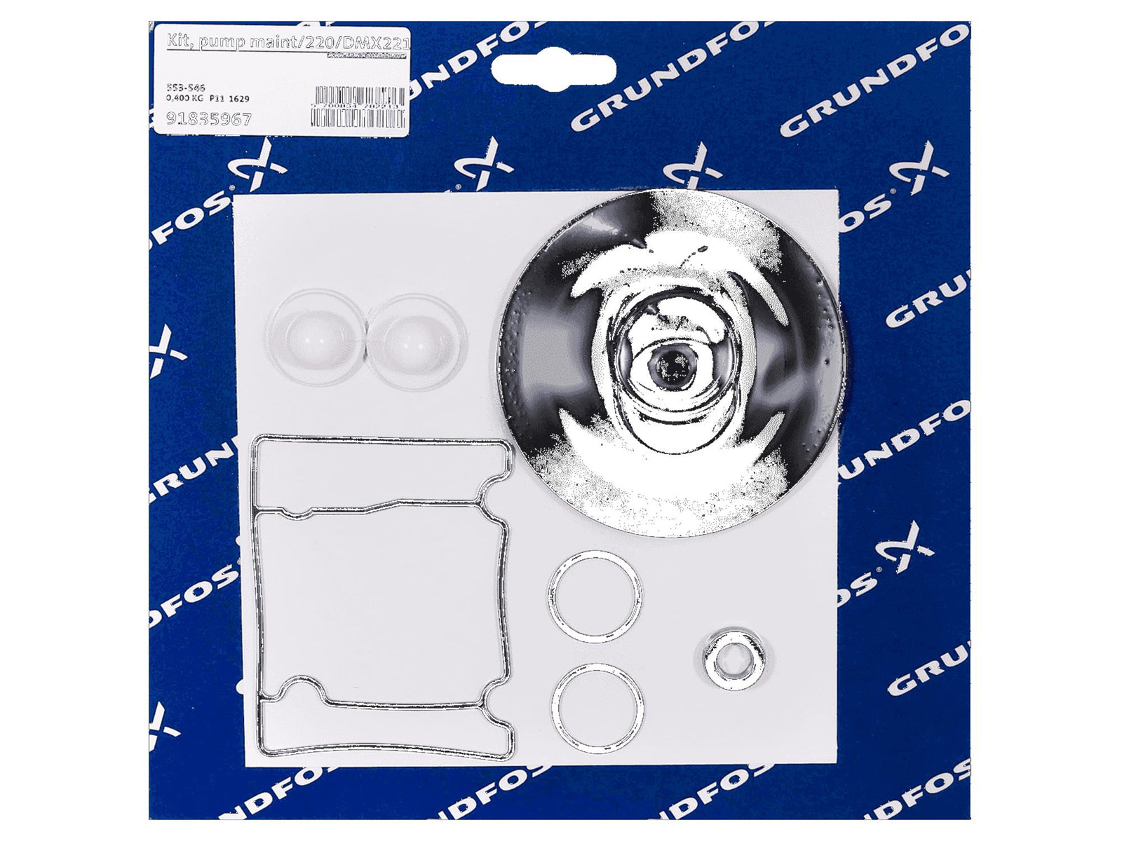 Grundfos 91835967, Maintenance Kit for Pump DMX221-75 PV T T