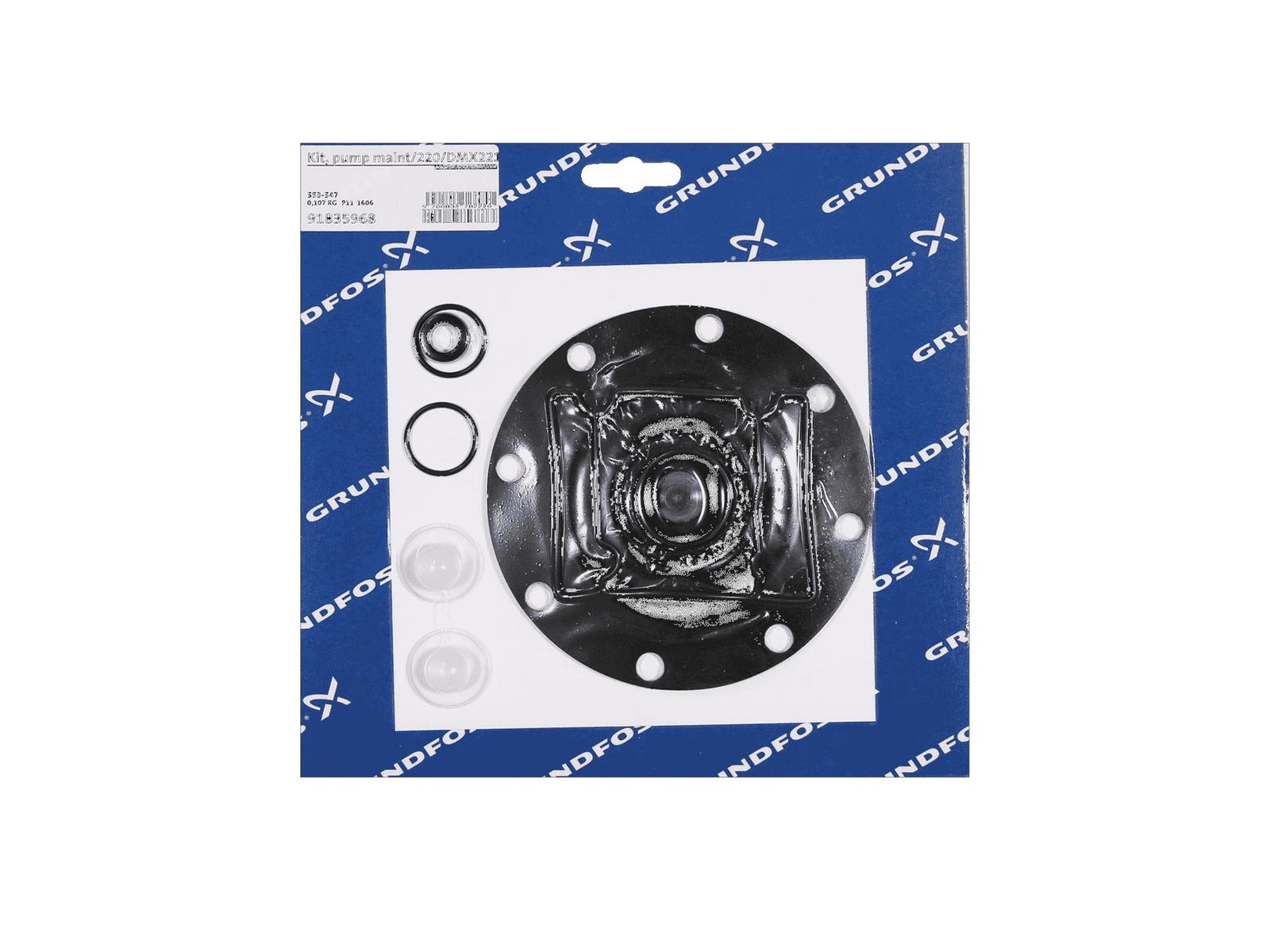 Grundfos 91835968, Maintenance Kit for Pump DMX221-115 PVC V G