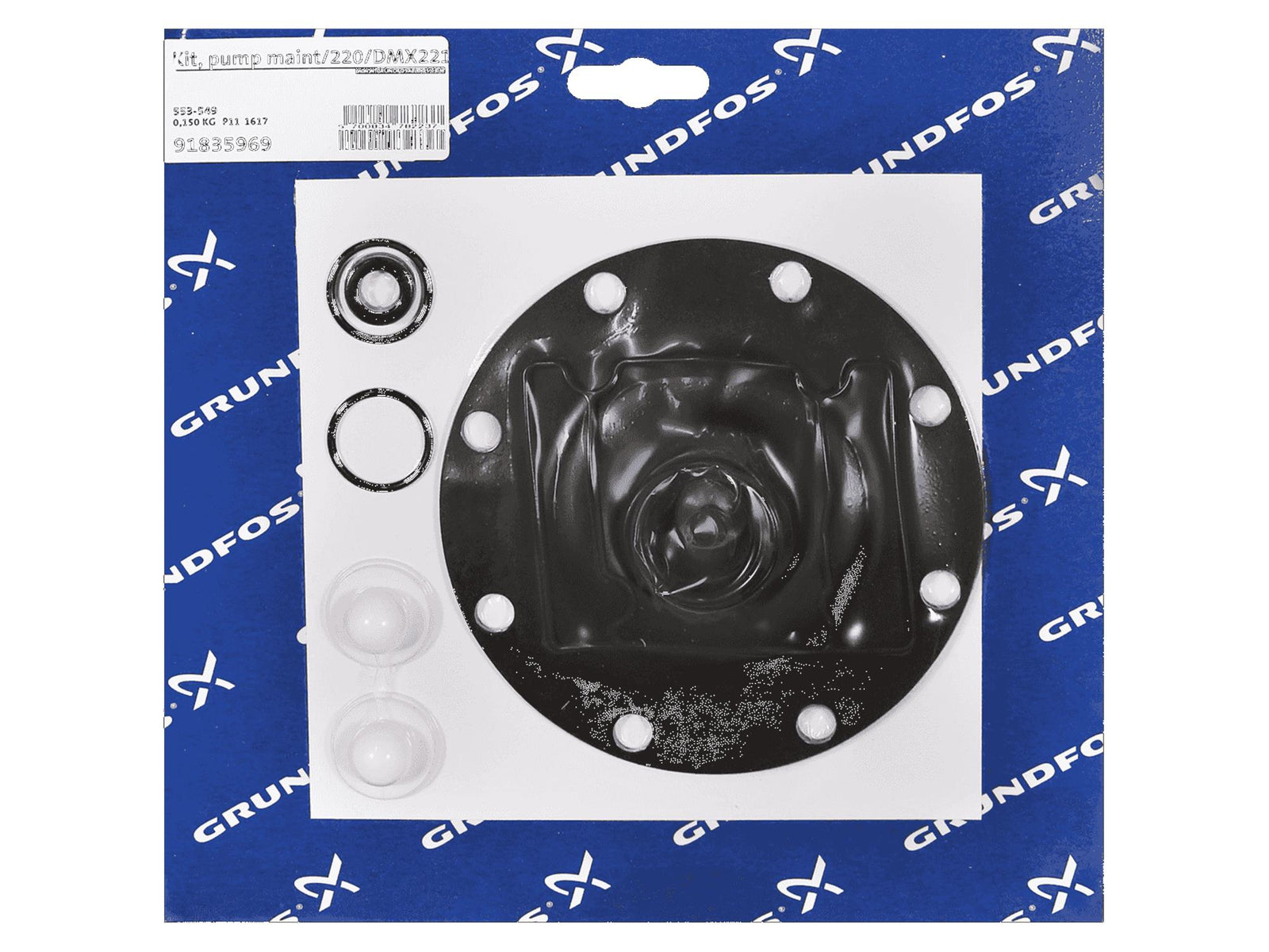 Grundfos 91835969, Maintenance Kit for Pump DMX221-115 PV T T