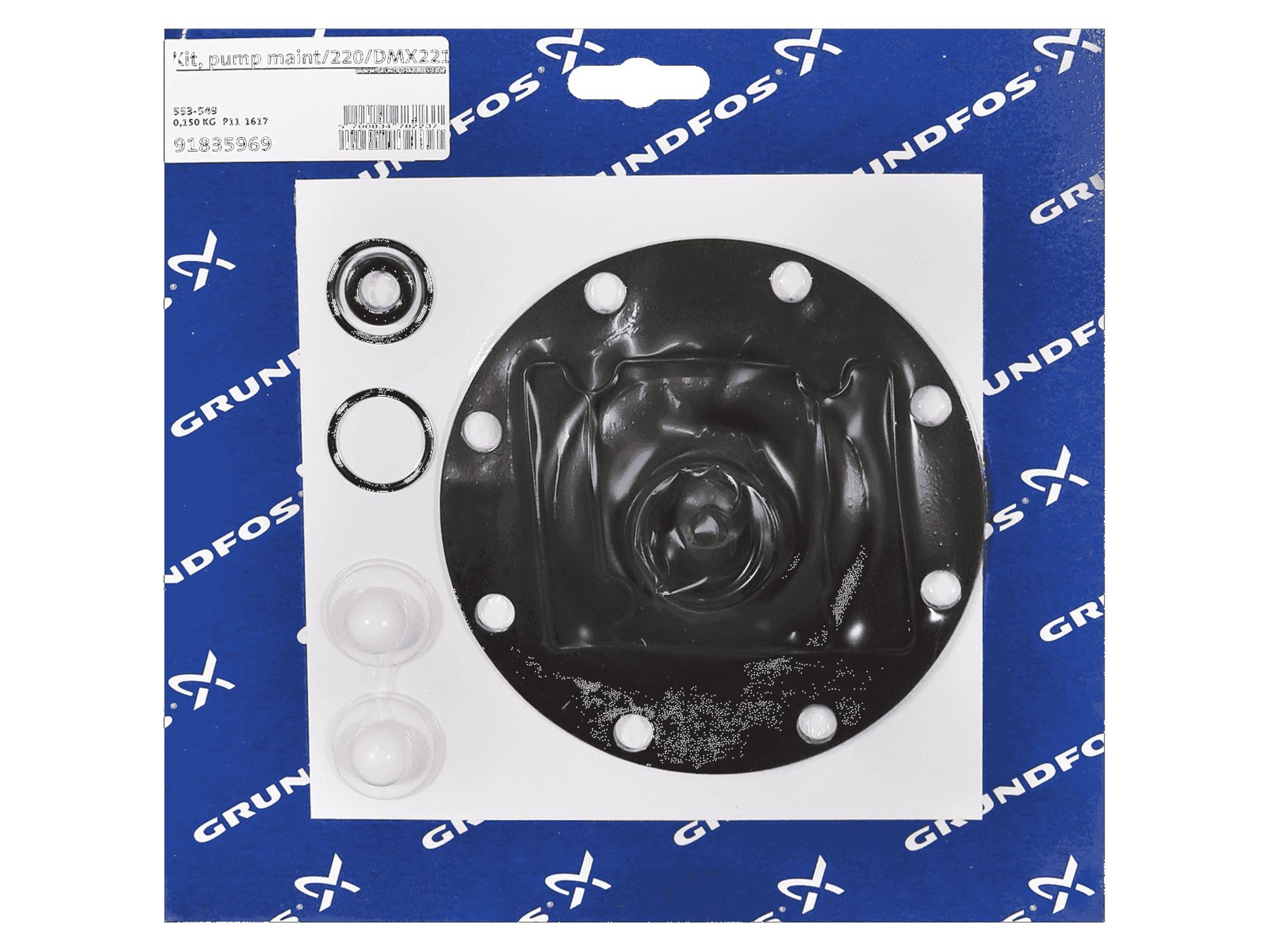 Grundfos 91835969, Maintenance Kit for Pump DMX221-115 PV T T