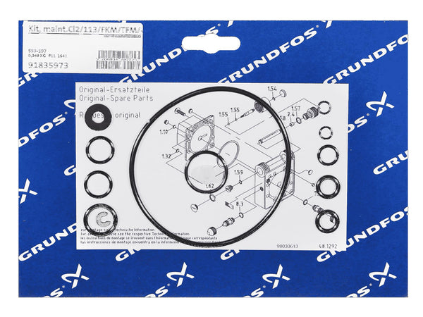 Grundfos 91835973, Maintenance Kit Cl2 VGA-113 Without Diff Reg