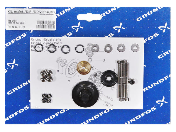 Grundfos 91836298, Maintenance Kit for DMI/DDI209-4,0/5,5D/SS/T/SS