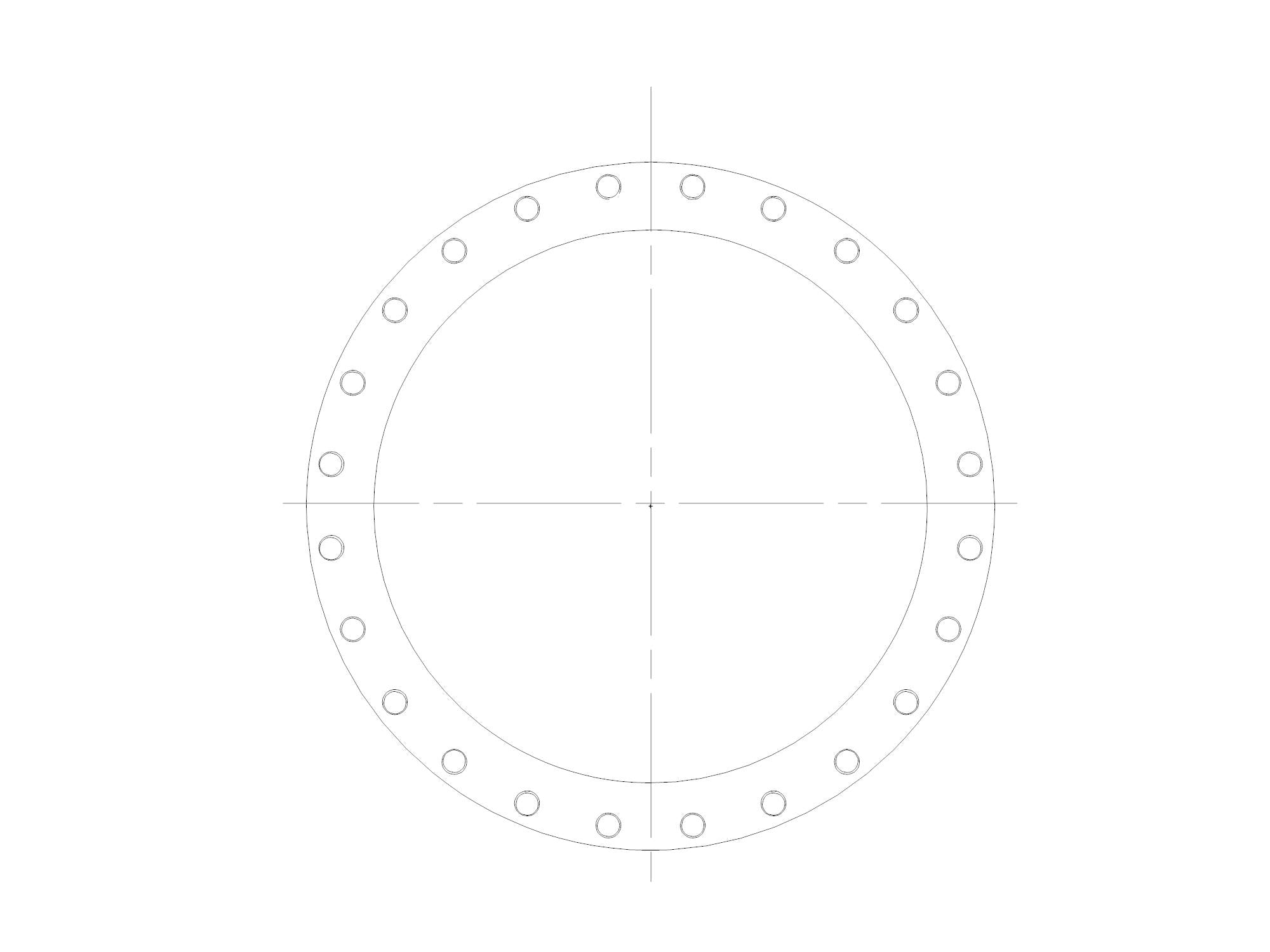 Grundfos 95011107, Flange for SRP/SRG DN800 PN10 2/3 316L