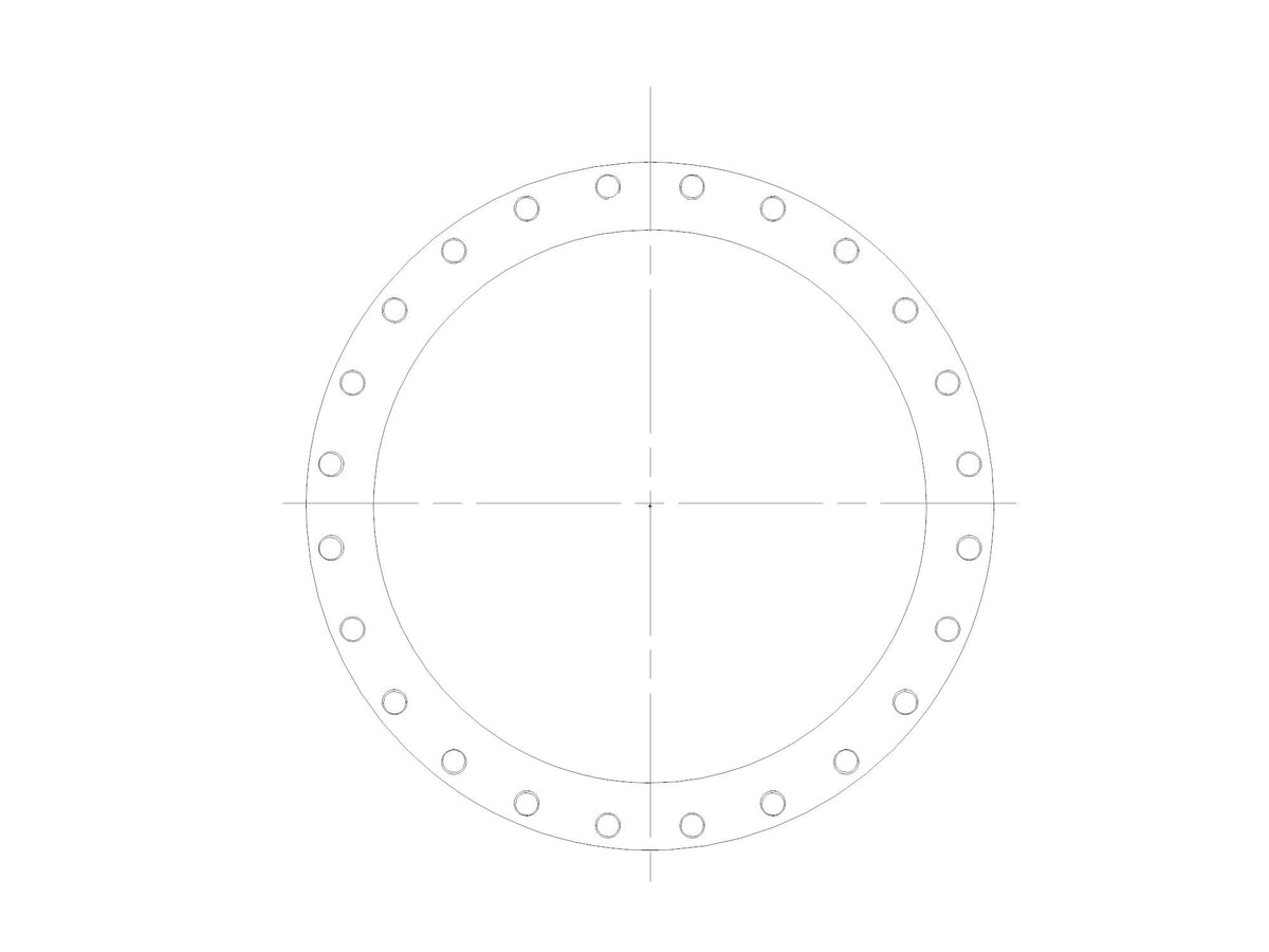 Grundfos 95011107, Flange for SRP/SRG DN800 PN10 2/3 316L