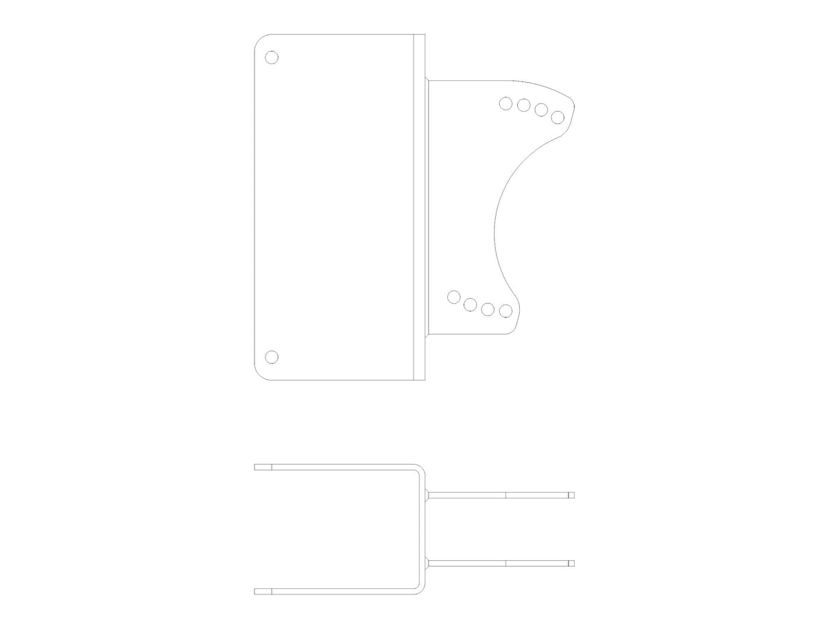 Grundfos 95035405, Angle Bracket SMD.09-35 30° for Column Profile