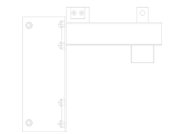 Grundfos 95037074, Motor Bracket for 100 AMG/SMG.48-120 316L