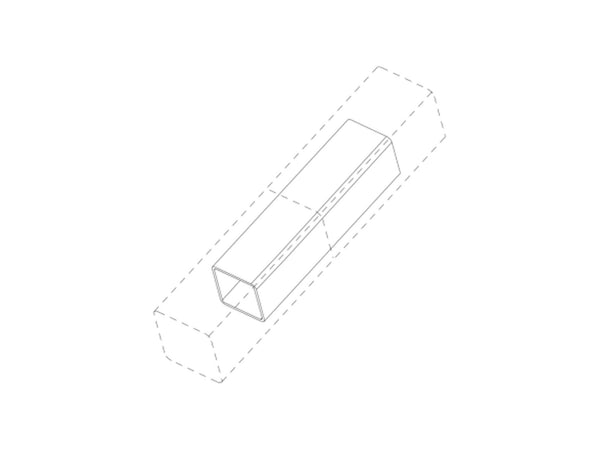 Grundfos 95037960, Connection Piece for Column Profile 60/60/3 304