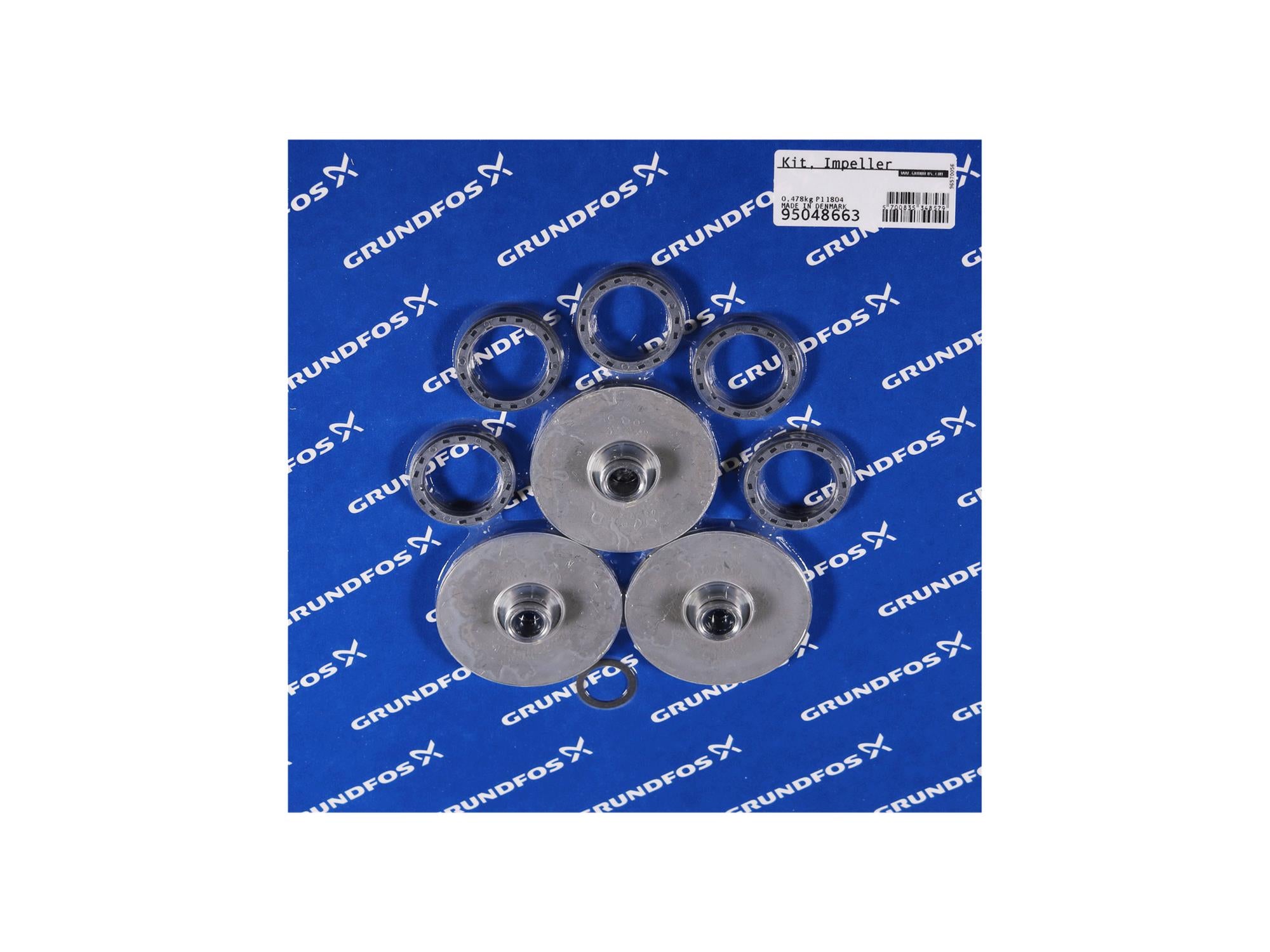 Grundfos 95048663, Service Kit for SQF 3A-10 N Wear Parts