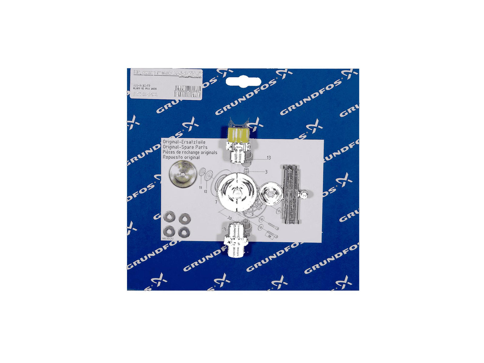 Grundfos 95702991, Pump Maintenance Kit DMI-6 PVC V C