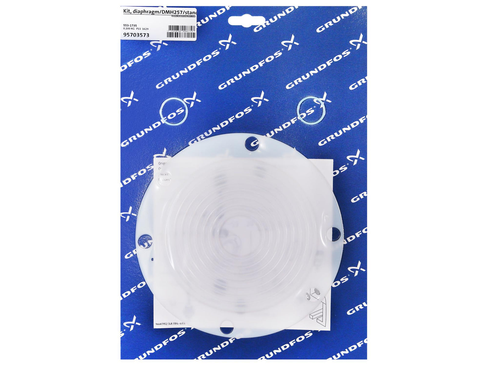 Grundfos 95703573, Diaphragm Kit DMH257 Standard