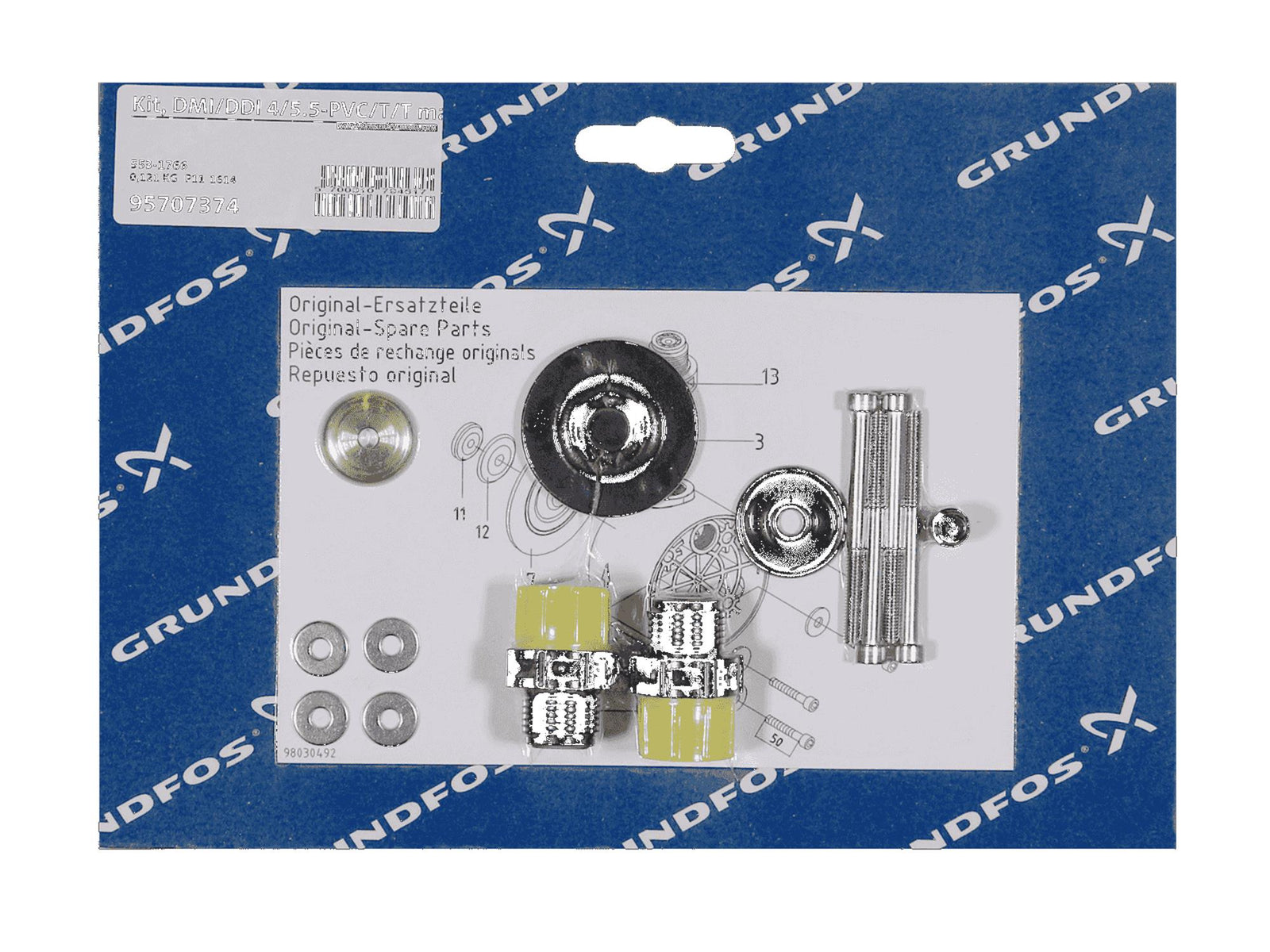 Grundfos 95707374, Maintenance Kit DMI/DDI 4/5.5-PVC/T/T