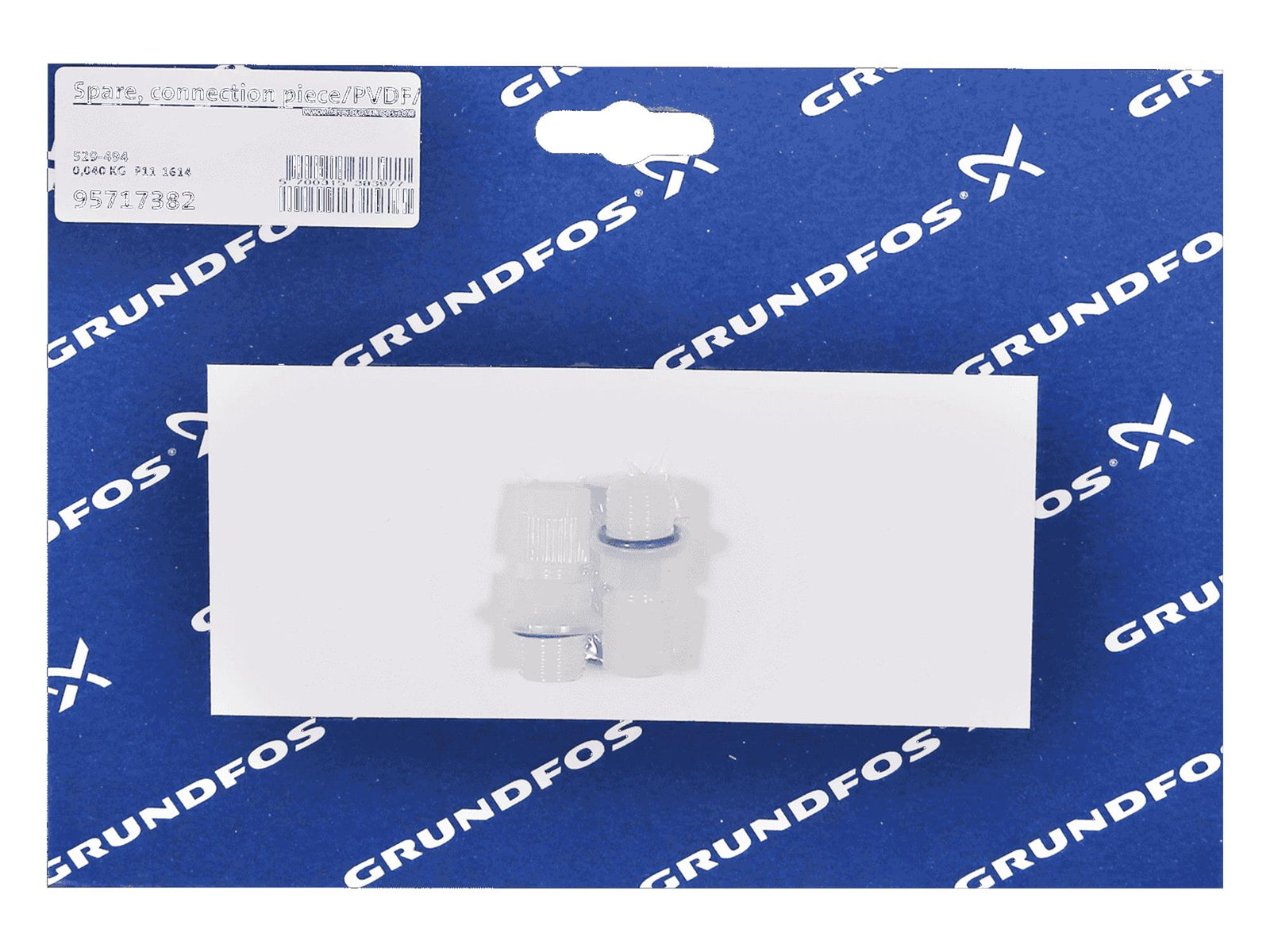 Grundfos 95717382, Connection Piece PVDF 6mm R 1/4"