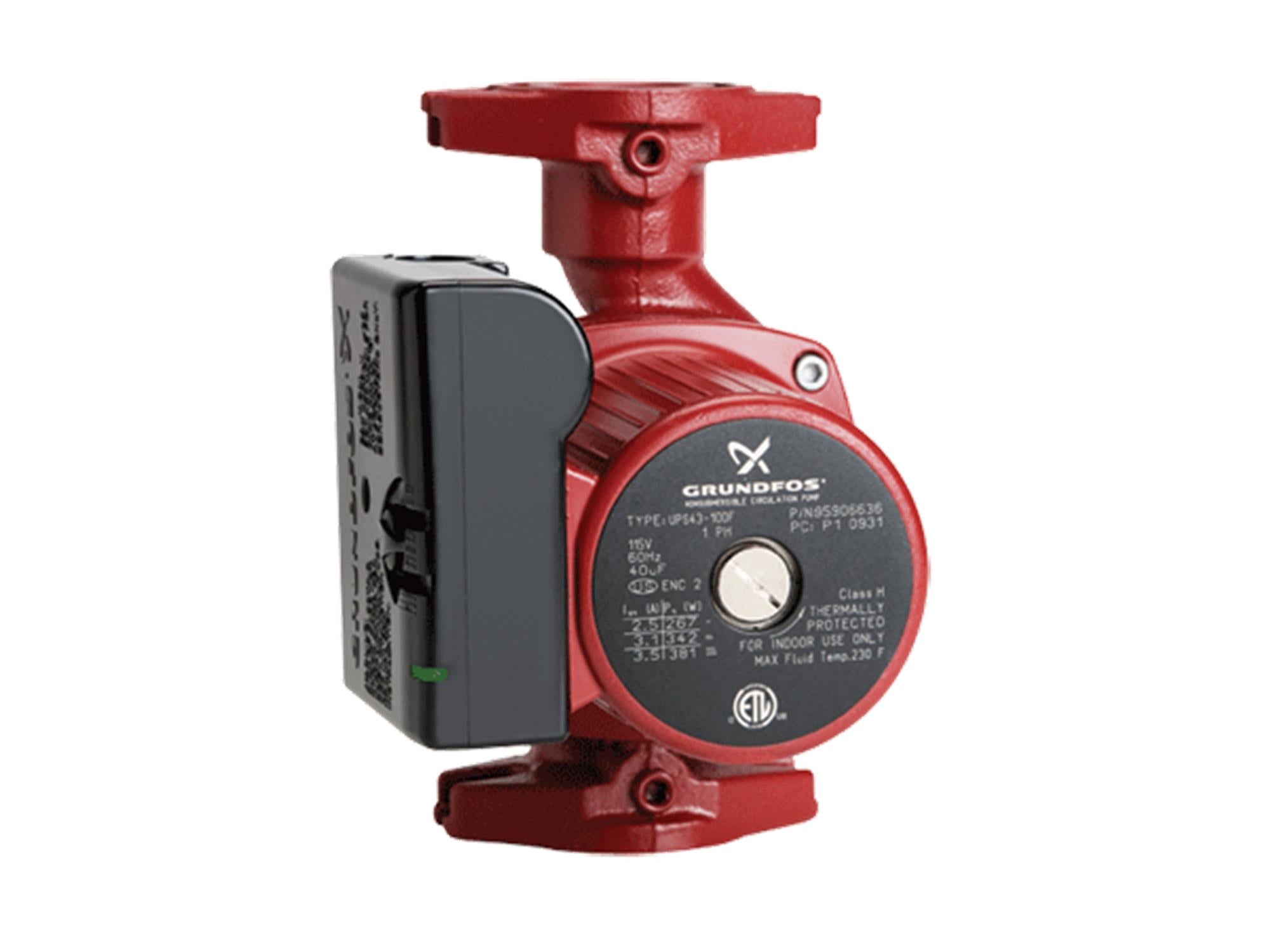 Grundfos 95906637, UPS43-100F Three Speed 230V Circulator Pump
