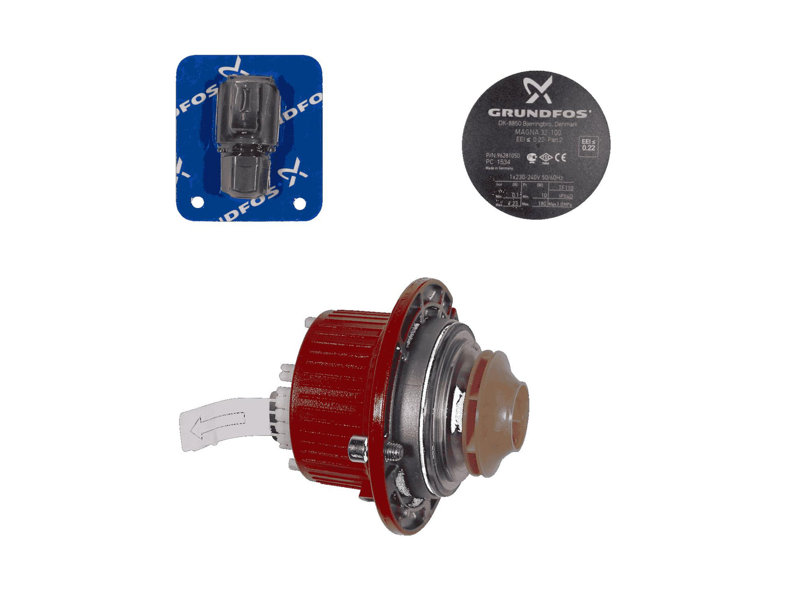 Grundfos 96281050, Pump Head Kit MAGNA 32-100