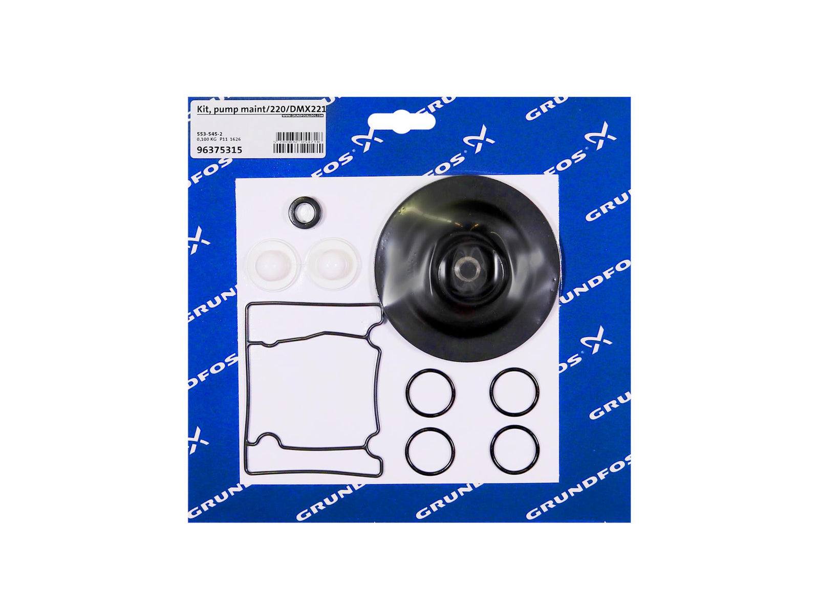 Grundfos 96375315, Maintenance Kit for Pump DMX221-75 PP E T