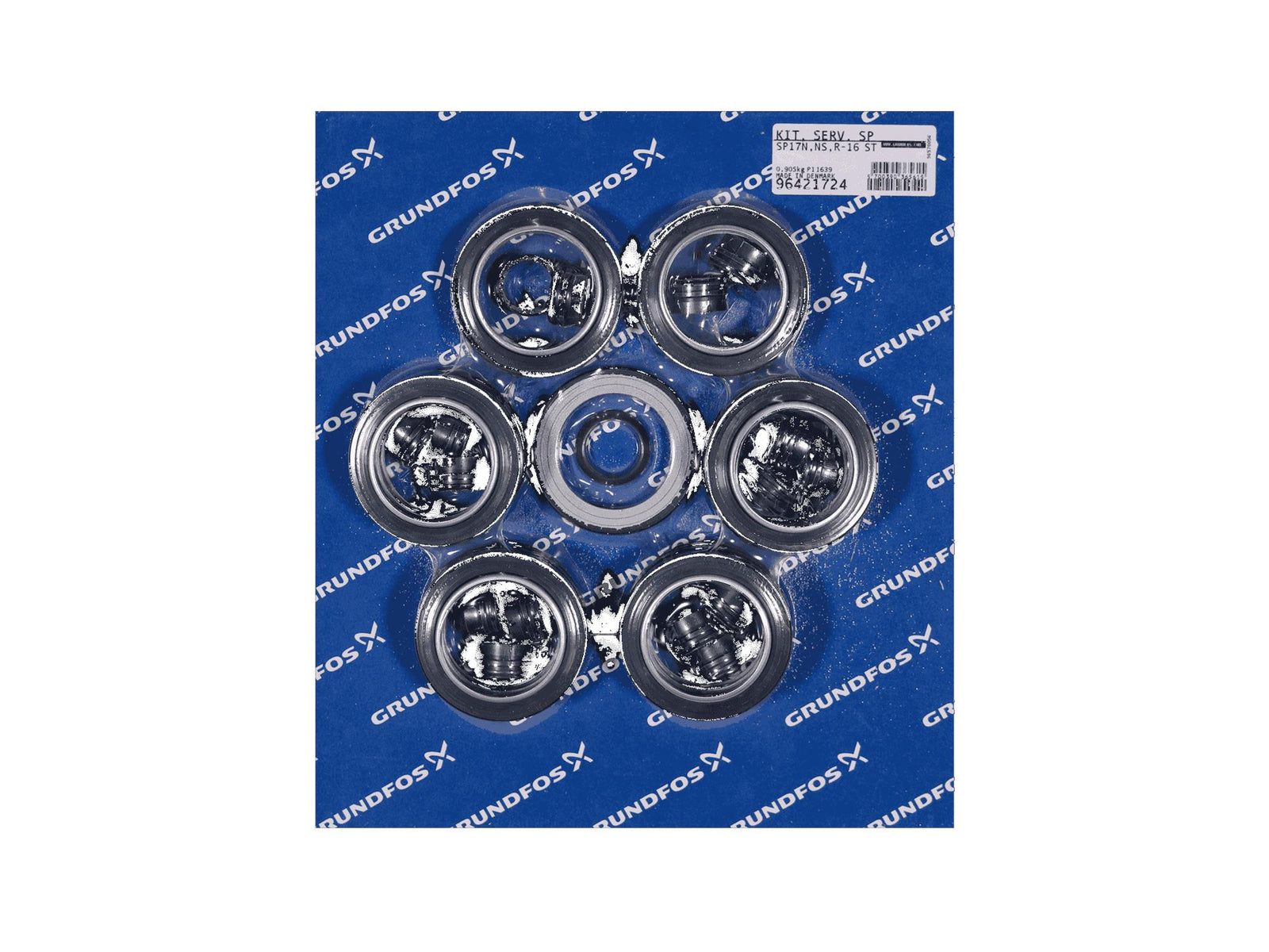 Grundfos 96421724, Wear Parts Kit for SP17(N,NS,R) 16 Stages