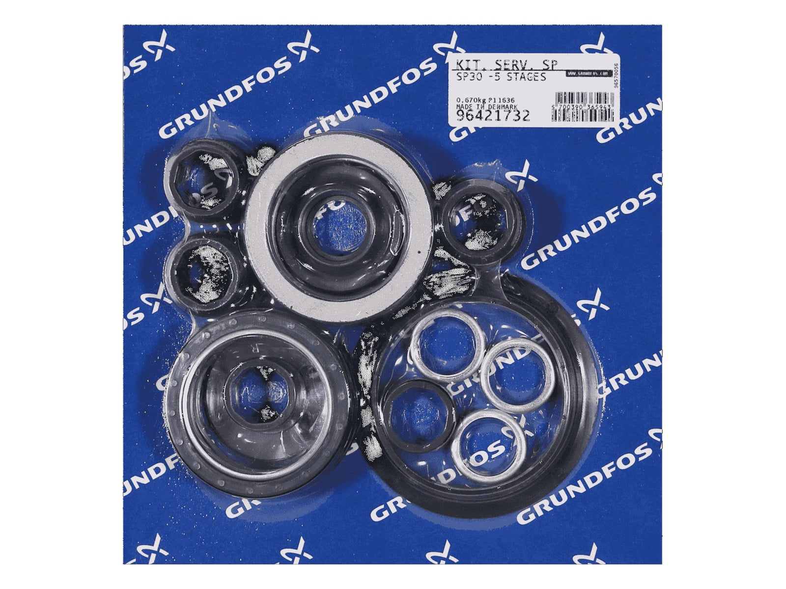 Grundfos 96421732, Wear Parts Kit for SP30(N,NS,R) - 5 Stages