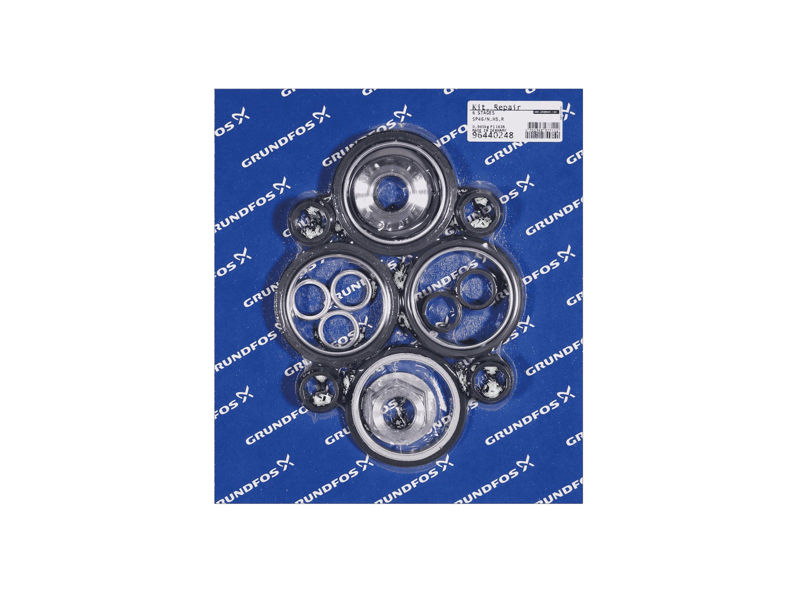 Grundfos 96440248, Wear Parts Kit for SP46(N,NS,R) - 6 Stages