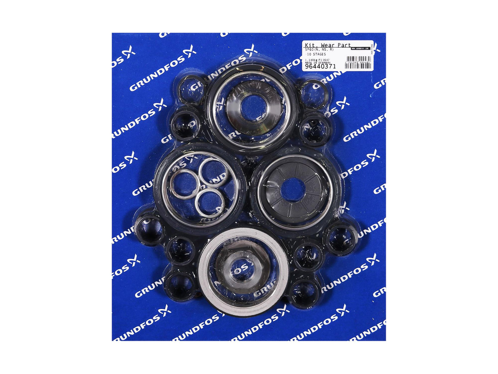 Grundfos 96440371, Wear Parts Kit for SP60(N,NS,R)-10 Stages