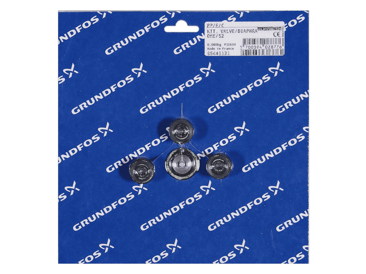 Grundfos 96441131, Valve Diaphragm Kit DME S2 PP E C