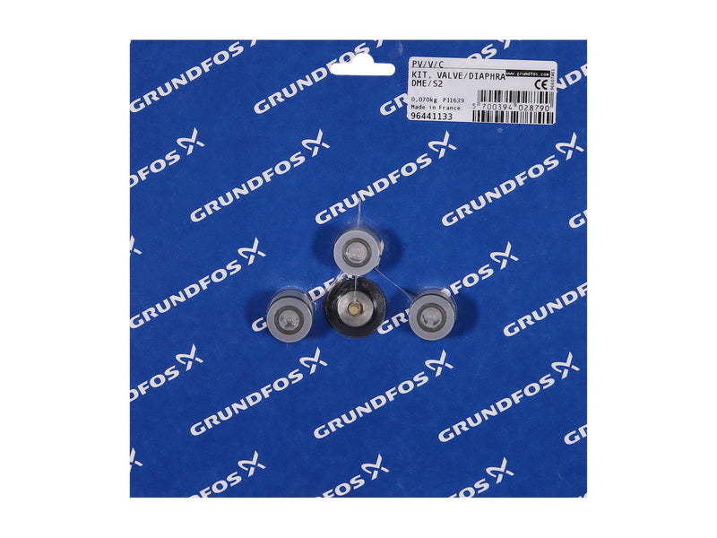 Grundfos 96441133, Valve Diaphragm Kit DME S2 PV V C