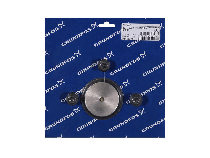 Grundfos 96446778, Valve Diaphragm Kit DME48 PP V C